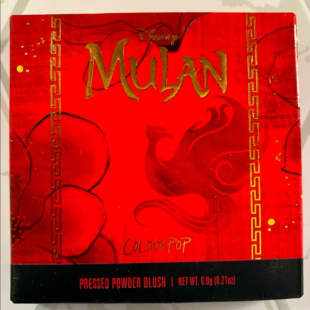 Two Colourpop x Disney Mulan powder blushes (NIB)